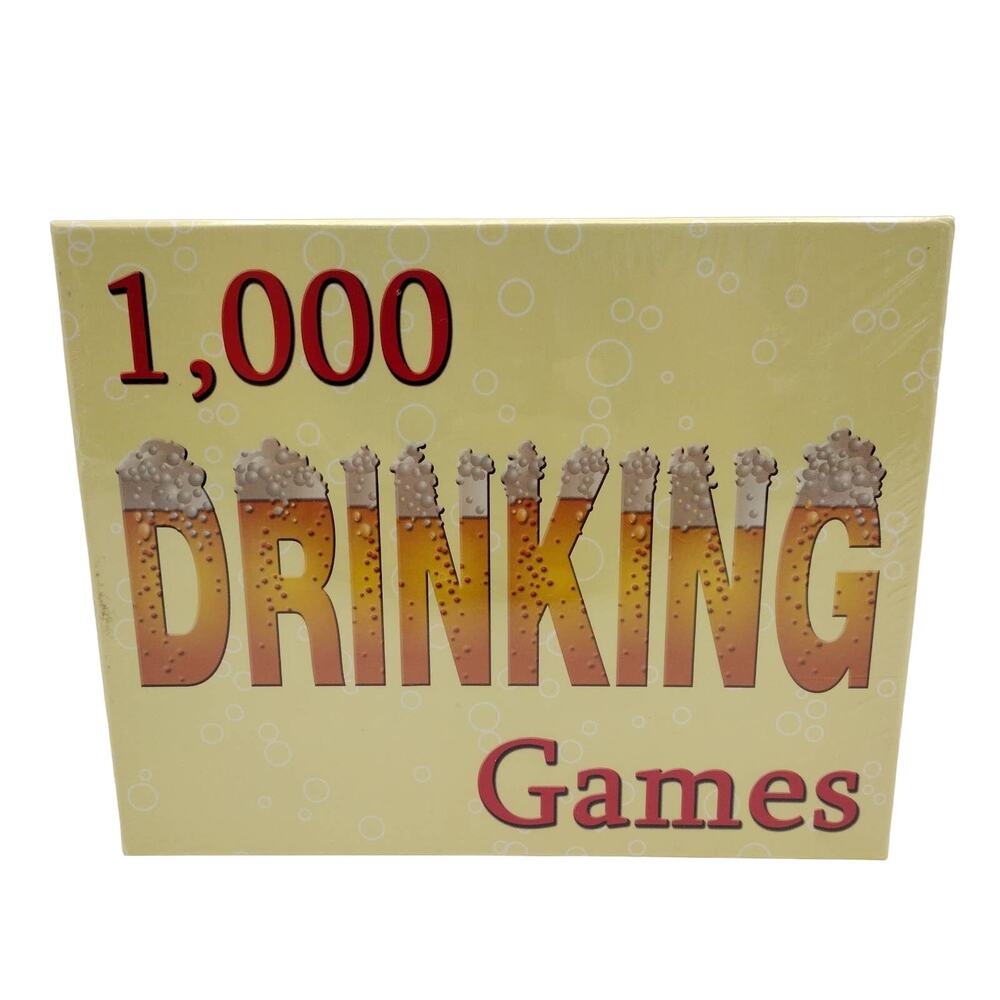 1000 Drinking Games - Outrageously Fun Drinking Games (2004, Kheper Games) NIB